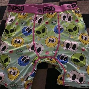 PSD Alien Underwear Green and Pink